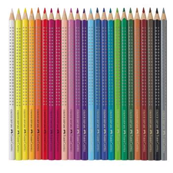 Preview: Faber-Castell Colour Grip Buntstifte 24er Blechetui